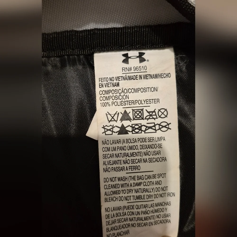 Under Armour Light Gray Backpack